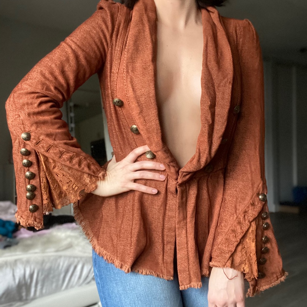 Free People Military Jacket